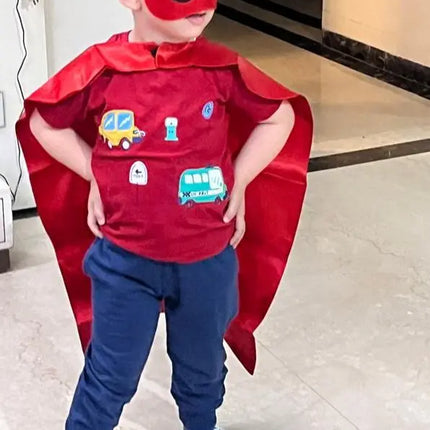 Fancydresswale Spider Man Super Hero Cape For Boys Fancydresswale