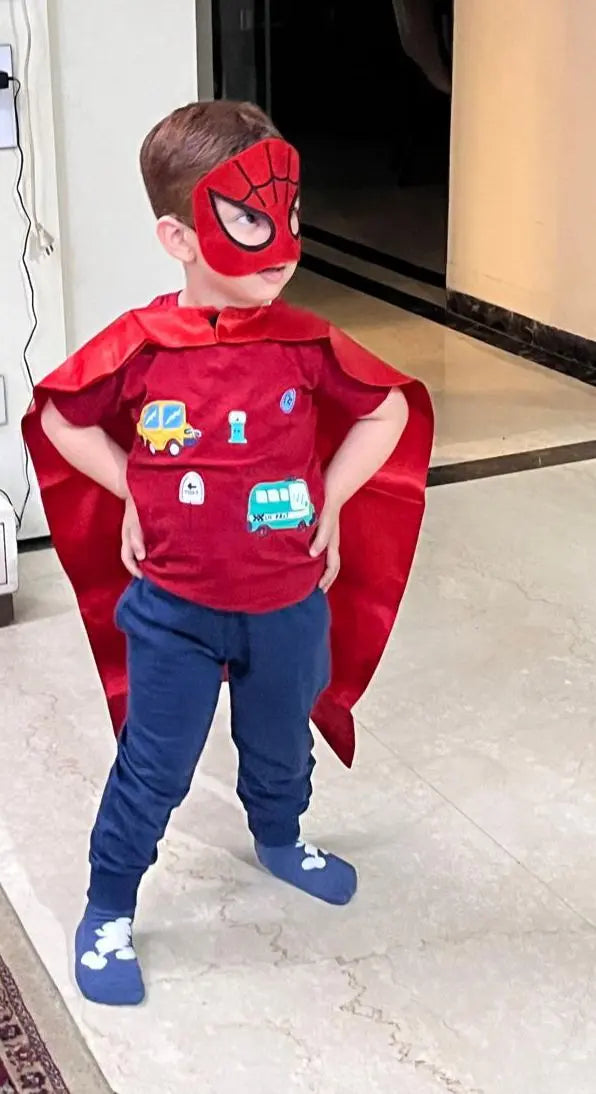 Buy Spiderman cape for boys online low price fast delivery fancydresswale.com Buy Spiderman cape for boys online low price fast delivery fancydresswale.com