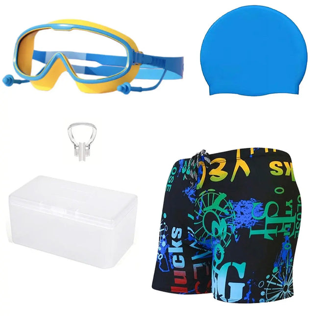 Fancydresswale Swimming Combo for Boys - Professional swimming goggles kids Fancydresswale.com