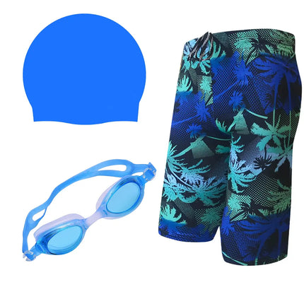 Fancydresswale Swimming kit for boys, Swimming short, Swimming goggle and silicon cap- 11 designs- free size fits to 60-75kg fancydresswale.com