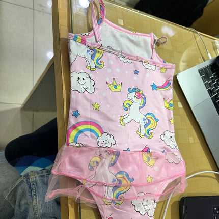 Fancydresswale Swimsuit for little girls one piece -random designs fancydresswale.com