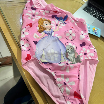 Fancydresswale Swimsuit for little girls one piece -random designs fancydresswale.com