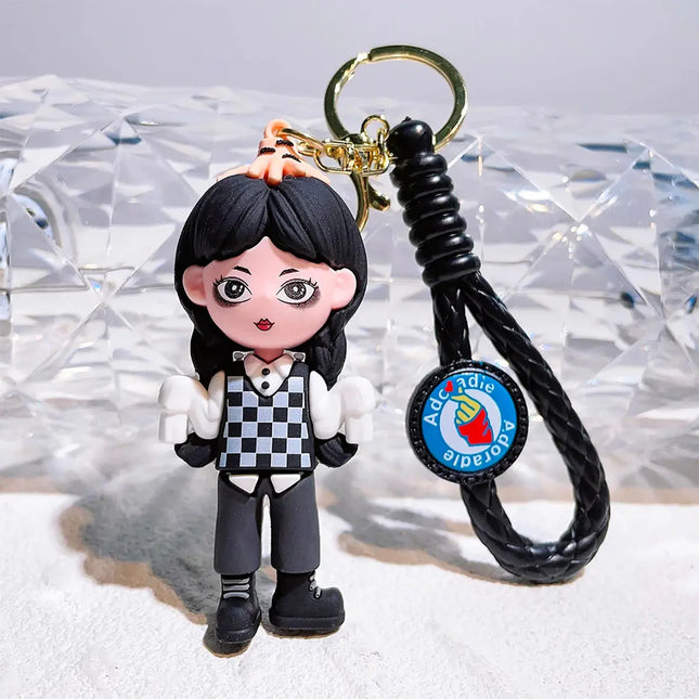 Fancydresswale Wednesday Addams Merchandise Keychain -Gift for Girls,Daughter, Teen- Wednesday 5th Generation fancydresswale.com