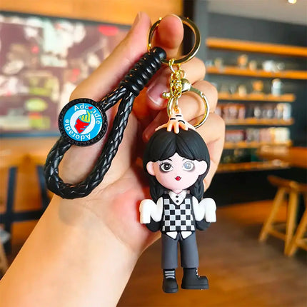 Fancydresswale Wednesday Addams Merchandise Keychain -Gift for Girls,Daughter, Teen- Wednesday 5th Generation fancydresswale.com