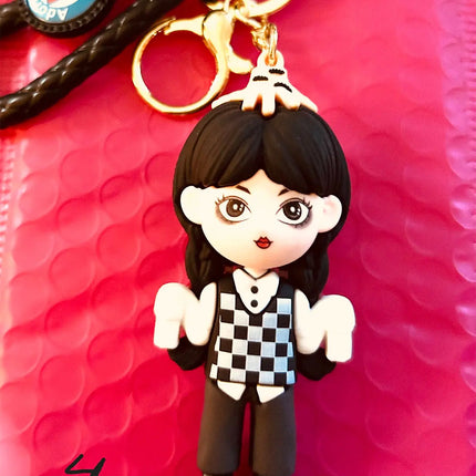 Fancydresswale Wednesday Addams Merchandise Keychain -Gift for Girls,Daughter, Teen- Wednesday 5th Generation fancydresswale.com