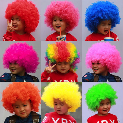 Fancydresswale Wigs Colorful Unisex Party Prop Wigs for Kids and Adults- Purple Fancydresswale