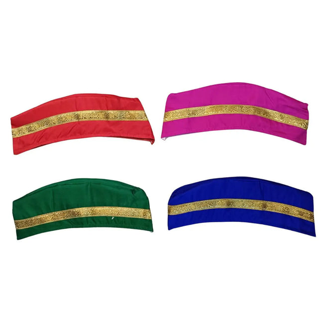 Fancydresswale colorful  Qawwali cap for kids and adults - One size fits all fancydresswale.com