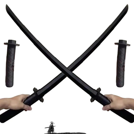 Fancydresswale folding Katana Toy Swords 2 pack for Kids | Ninja Samurai Anime Blade Set for Cosplay & Fancy Dress fancydresswale.com