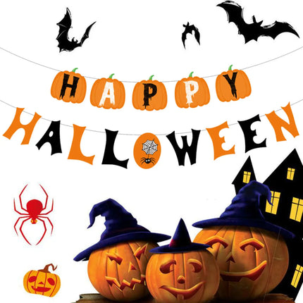 Fancydresswale halloween Decorations Set,Party Props, Pumpkin Banners, Character Cutouts Fancydresswale