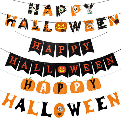 Fancydresswale halloween Decorations Set,Party Props, Pumpkin Banners, Character Cutouts Fancydresswale