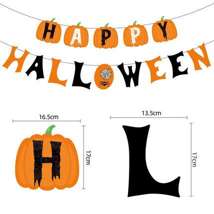 Fancydresswale halloween Decorations Set,Party Props, Pumpkin Banners, Character Cutouts Fancydresswale