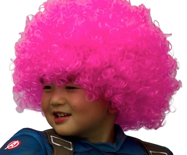 Fancydresswale pink Wig Colorful Unisex Party Prop Wigs for Kids and  Adults- pink