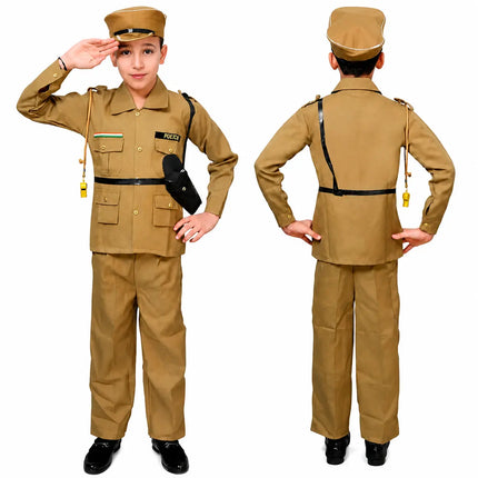 Fancydresswale police officer costume for kids with accessories fancydresswale.com