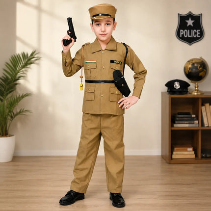 Fancydresswale police officer costume for kids with accessories fancydresswale.com