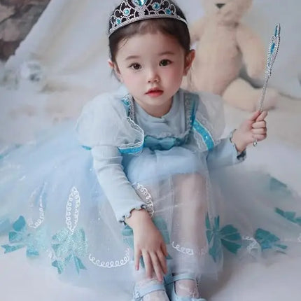 Fancydresswale princess Elsa frozen elegant new dress party for Girls fancydresswale.com
