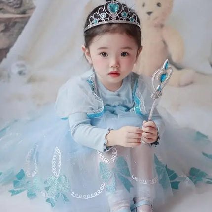 Fancydresswale princess Elsa frozen elegant new dress party for Girls fancydresswale.com