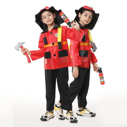 Fire Fighter Costume Dress For kids Fancydresswale