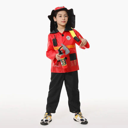 Fire Fighter Costume Dress For kids Fancydresswale