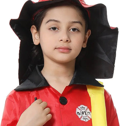 Fire Fighter Costume Dress For kids Fancydresswale