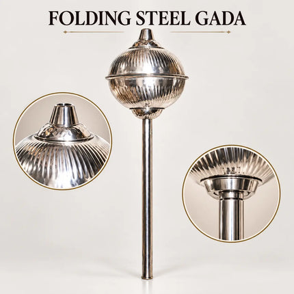 Folding Steel Gada for Fancy Dress & Ramleela fancydresswale.com