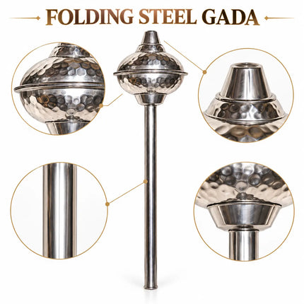 Folding Steel Gada for Fancy Dress & Ramleela fancydresswale.com