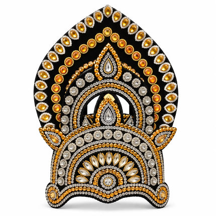 Full Size Traditional Mukut Crown for Ramleela & Mythological Costumes fancydresswale.com