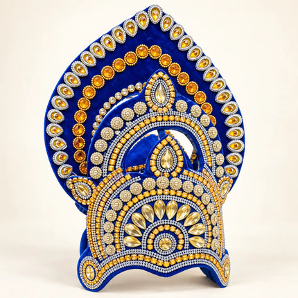 Full Size Traditional Mukut Crown for Ramleela & Mythological Costumes fancydresswale.com