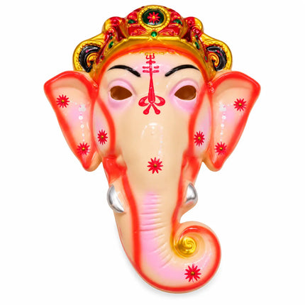 Ganesh Plastic Plain Mask – Fancy Dress Costume Accessory fancydresswale.com