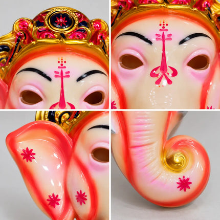 Ganesh Plastic Plain Mask – Fancy Dress Costume Accessory fancydresswale.com