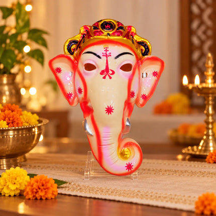 Ganesh Plastic Plain Mask – Fancy Dress Costume Accessory fancydresswale.com