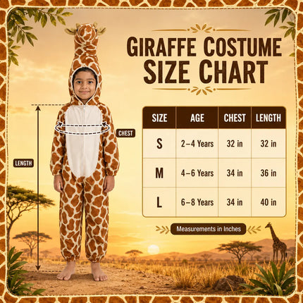 Giraffe Fancy Dress Costume for Kids – Animal Costume for Boys & Girls Fancydresswale