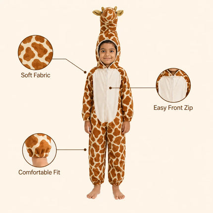 Giraffe Fancy Dress Costume for Kids – Animal Costume for Boys & Girls Fancydresswale