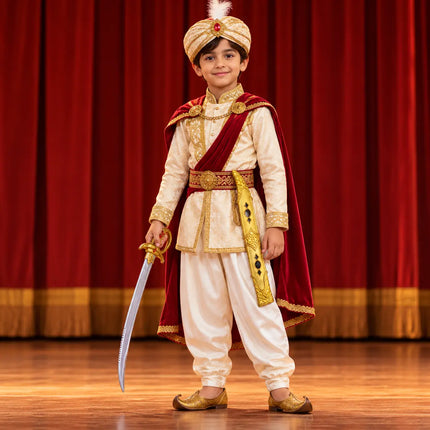Storybook costume styling with Golden Talwaar
