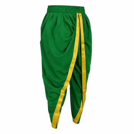 Green dhoti side-angle preview