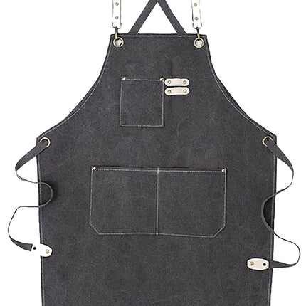 Chef Aprons Canvas Cross Back Premium : Stylish Unisex Design with Spacious Pockets fancydresswale.com