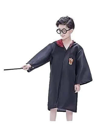 Harry Potter Gryffindor Robe with Portable Wand and Glasses Fancydresswale