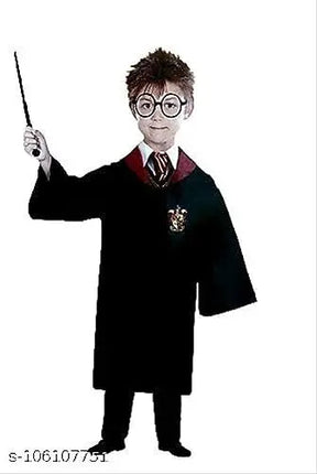 Harry Potter Gryffindor Robe with Portable Wand and Glasses Fancydresswale