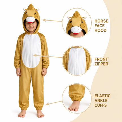 Horse Fancy Dress Costume for Kids – Animal Costume for Boys & Girls Fancydresswale.com