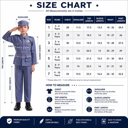 Indian Air Force dress for Fancy dress competitions Fancydresswale