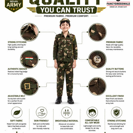 Indian Army dress for Fancy dress competitions Fancydresswale