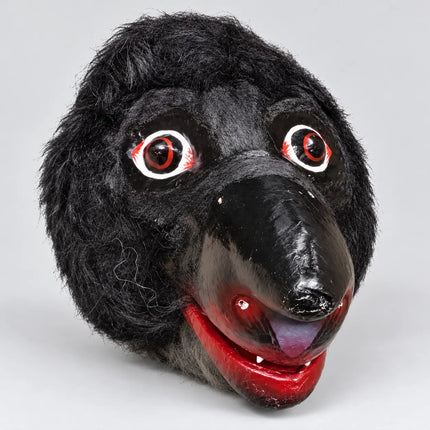 Three-quarter view of Jambavan costume mask