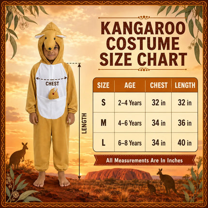 Kangaroo Fancy Dress Costume for Kids – Animal Costume for Boys & Girls Fancydresswale