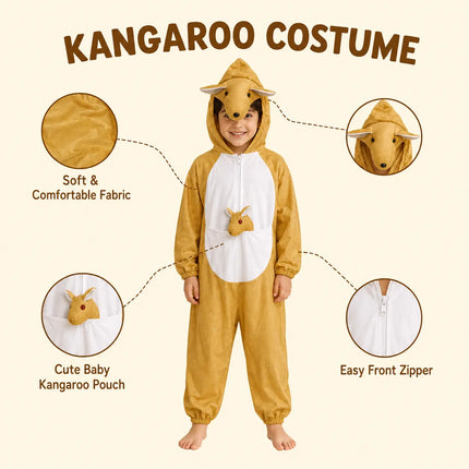 Kangaroo Fancy Dress Costume for Kids – Animal Costume for Boys & Girls Fancydresswale