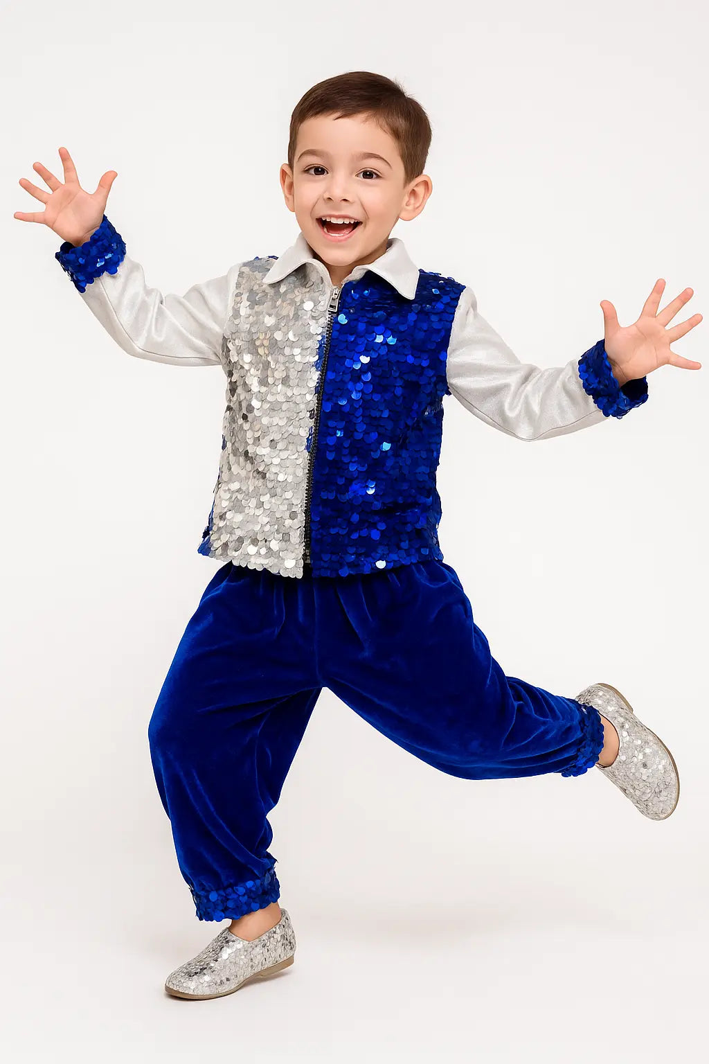 Kids Western Dance Dress Sequin Costume for Performance fancydresswale.com Kids Western Dance Dress Sequin Costume for Performance fancydresswale.com