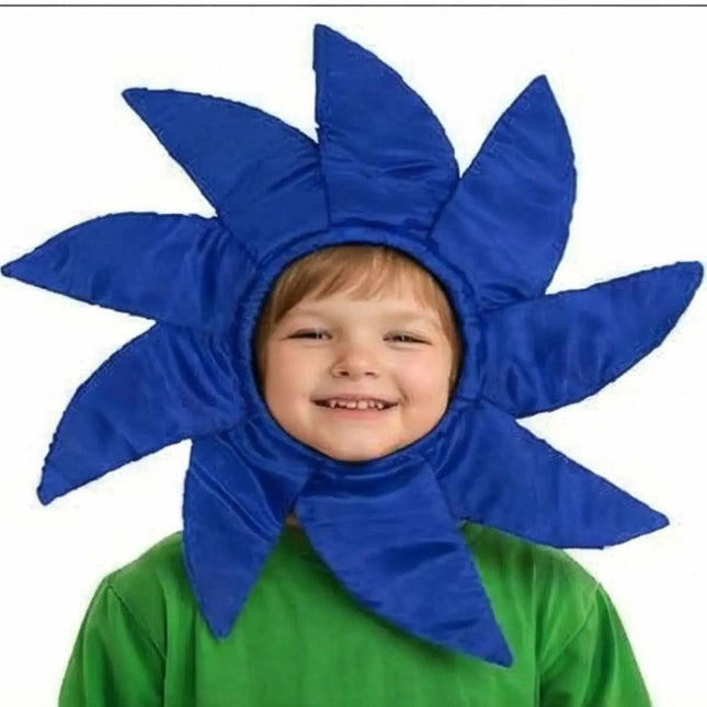 Kids Flower Costume Headgear Blue Petal Fancy Dress for School Functions & Theme Parties (Copy) fancydresswale.com