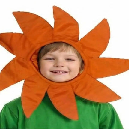 Kids Flower Costume Headgear Orange Petal Fancy Dress for School Functions & Theme Parties (Copy) (Copy) fancydresswale.com