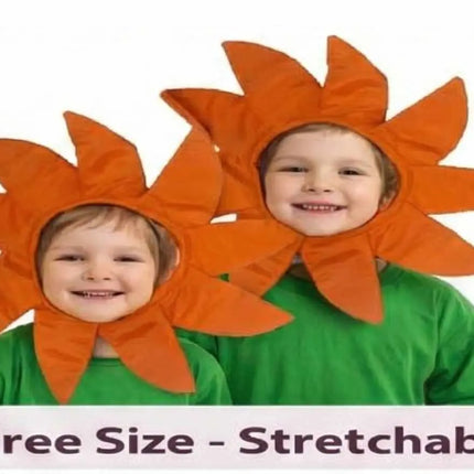 Kids Flower Costume Headgear Orange Petal Fancy Dress for School Functions & Theme Parties (Copy) (Copy) fancydresswale.com