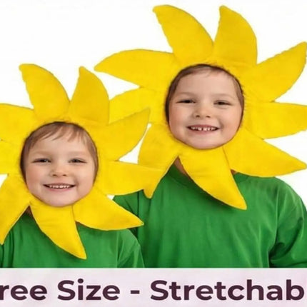 Kids Flower Costume Headgear Yellow Petal Fancy Dress for School Functions & Theme Parties (Copy) (Copy) (Copy) fancydresswale.com