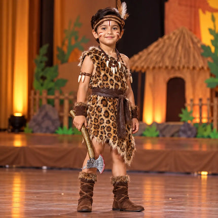 Child costume styling with Kulhadi held at the side