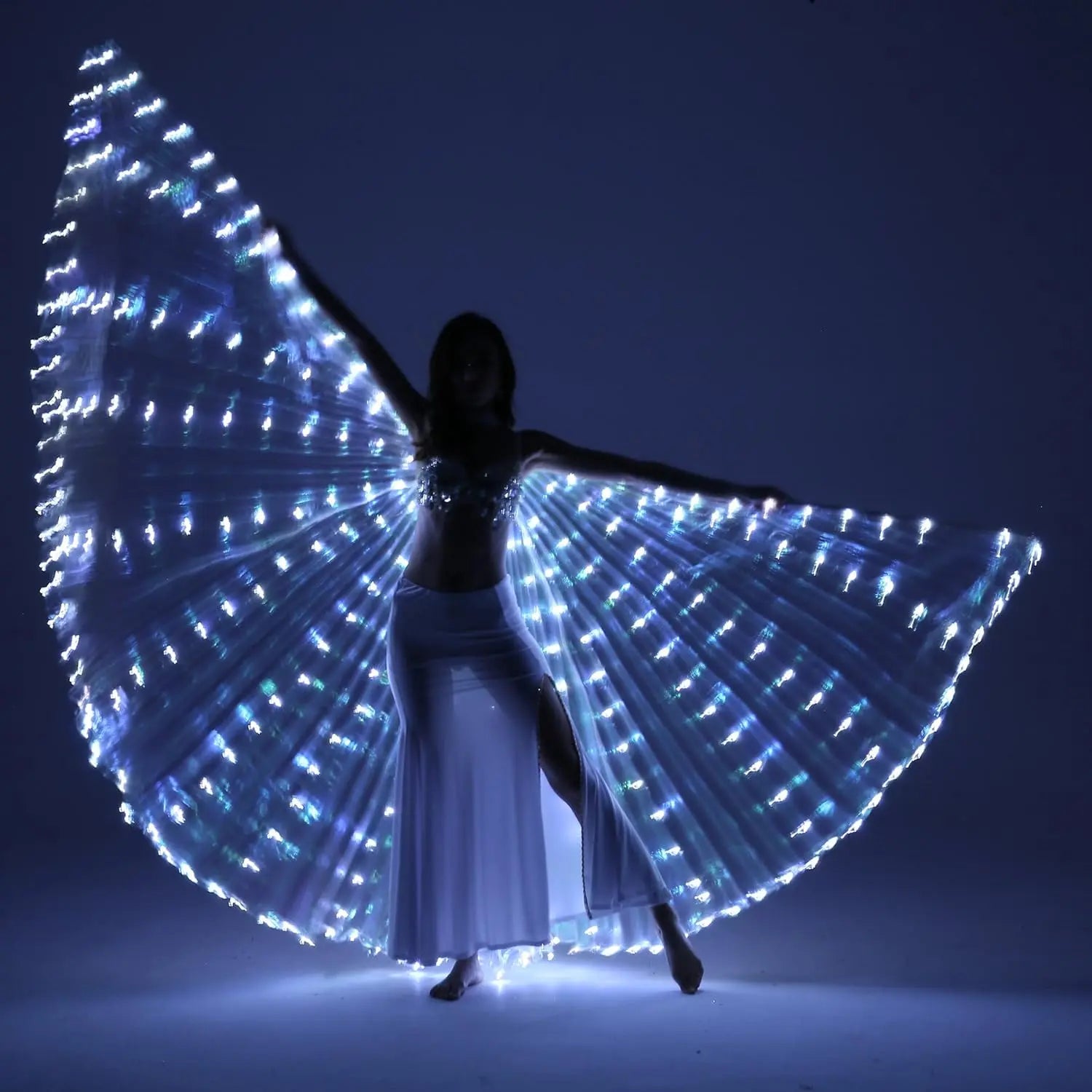 Egyptian Belly Dance Butterfly Isis Wings Costume – Chiffon Festival Angel Wings, Women’s